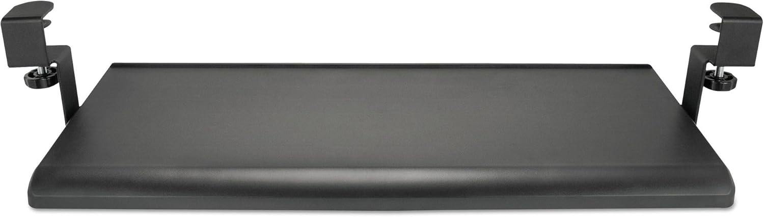 Adaptivergo Clamp-On Keyboard Tray, 30.7" X 13", Black - Image 3
