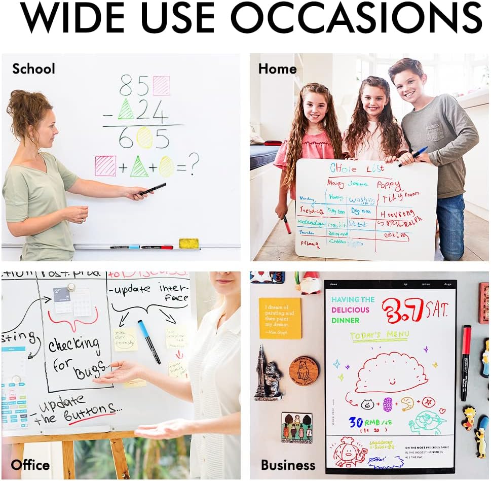 Shuttle Art Dry Erase Markers, 15 Colors Magnetic Whiteboard Markers, Fine Point, Perfect For Writing on Whiteboards, Dry-Erase Boards,Mirrors for School Office Home - Image 7